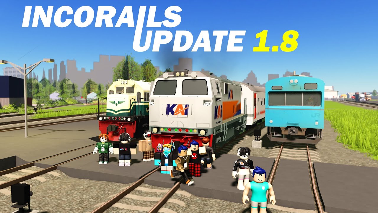 Review Map Dan Kereta Baru Update INCORAILS 1.8 | Roblox Kereta ...