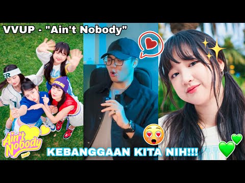 KOK BISA SEBAGUS INI😍⁉️|| VVUP (비비업) 'Ain't Nobody (에인트 노바디)' MV || REACTION (INDONESIA)