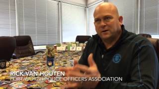 Wounded Fort Worth Officer Honored By Police Patches From Around The World