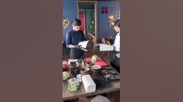 1 buổi thực hành tại nhà hàng khi du học nghề Đức