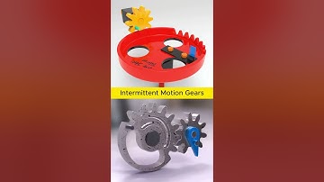 Intermittent Motion Gear #cad #solidworks #engineering #mechanical #mechanism #fusion360