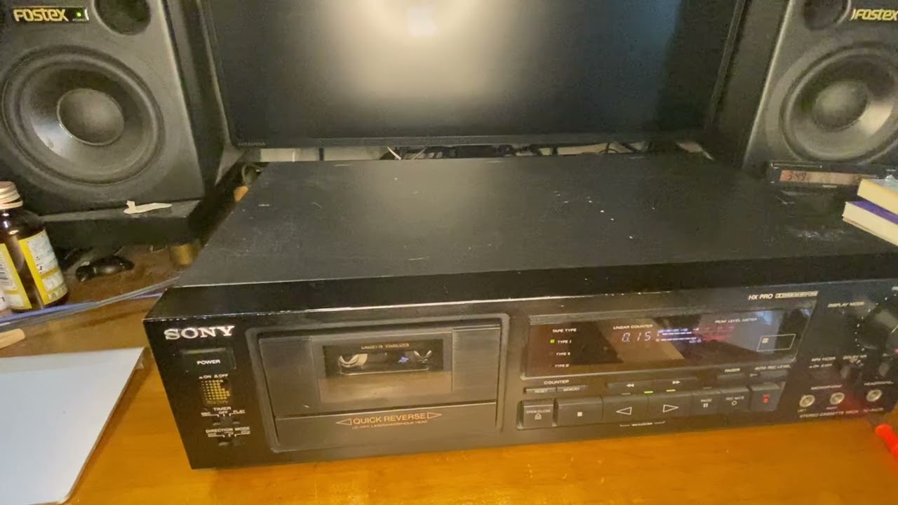 SONY TC-RX70 repair - test 2 - YouTube