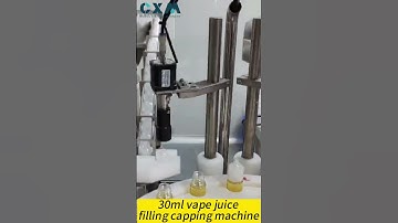 CX-YGF 30ml vape juice filling capping machine#eliquidfillingmachine