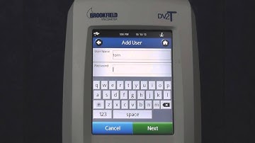 Beginner User: How to Set Up Users with the Brookfield DV2T and DV3T