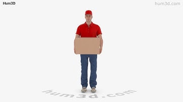 Delivery Man 3D model by 3DModels.org