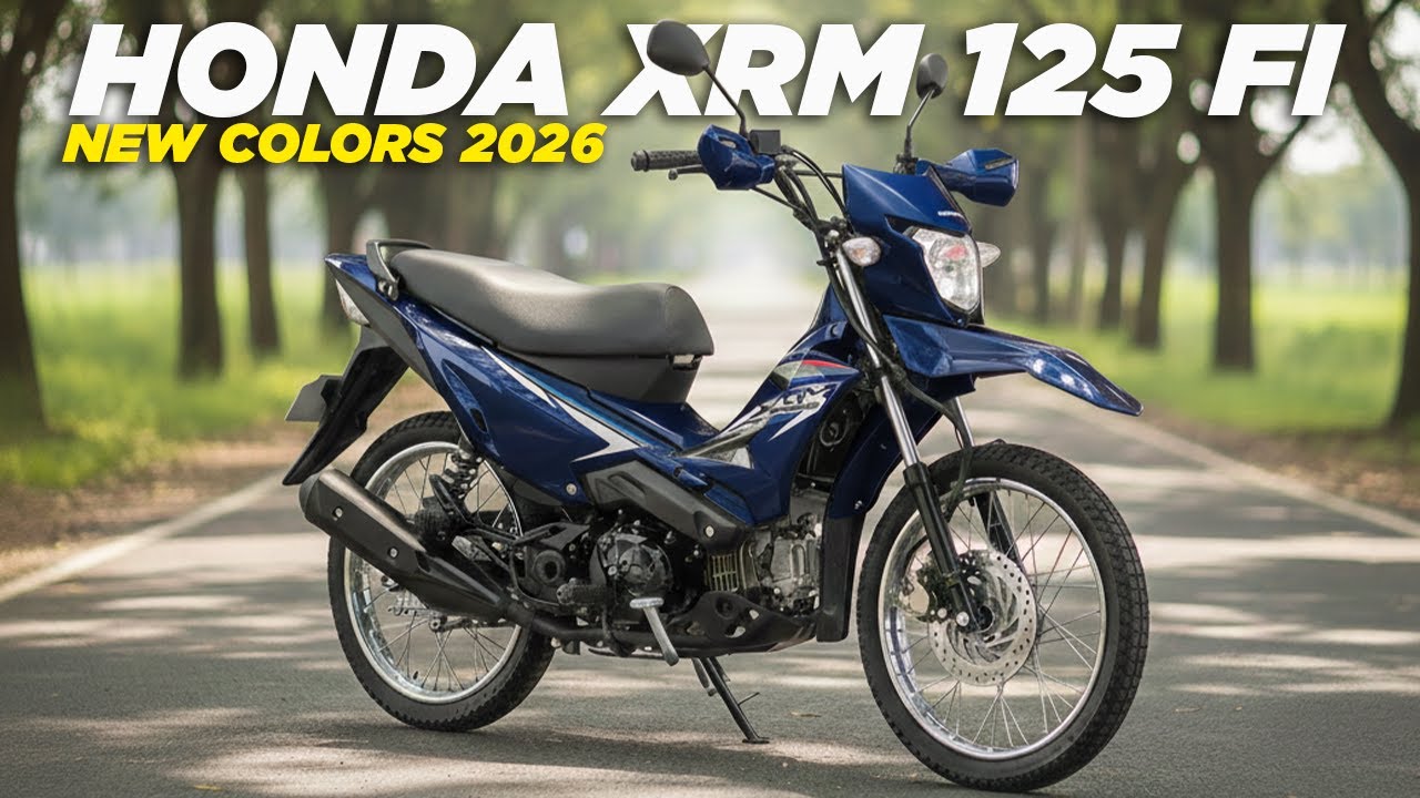 Honda XRM 125 FI New Colors 2026