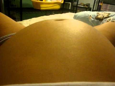 BABY TRYING TO GET OUT THREW THE BELLY BUTTON!!!! - YouTube