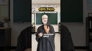 I personaggi di Harry Potter Insegnanti 🧑🏫 #harrypotter #scuola