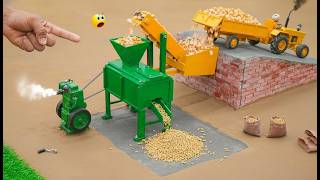 Diy Mini poultry Feed Processing Machine Science Project Feed From Corn