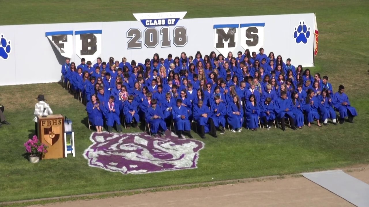 Fort Bragg Middle School Graduation Class of 2018 YouTube