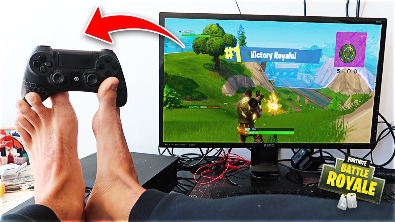 This Kid Won A Game Of Fortnite Using His Feet Not Clickbait This Kid Won A Game Of Fortnite Using His Feet Not Clickbait