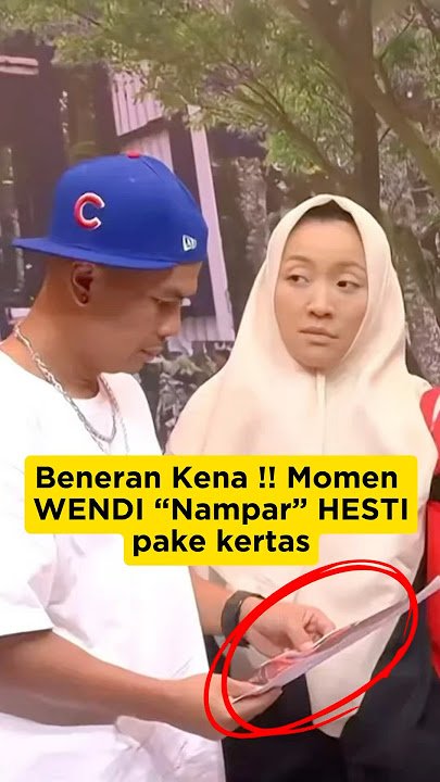 Yakin Hesti gk marah. Wendi Gk sengaja😊(Sc ​⁠@TRANS7) #hestipurwadinata #wendicagur #bts
