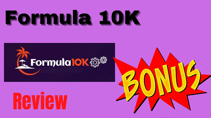 Formula 10K Review   WARNING  DONT GET FORMULA 10 ...