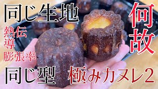 極みカヌレ2 〜カヌレ型編〜数字と化学式で見るカヌレの世界