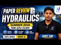 Hydraulics Paper Review | Amrut Classes | GTU Summer 2026 Exam