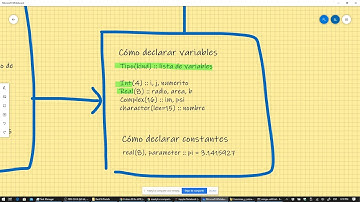Curso de Fortran 90 - clase 1-3 - declaracion de variables