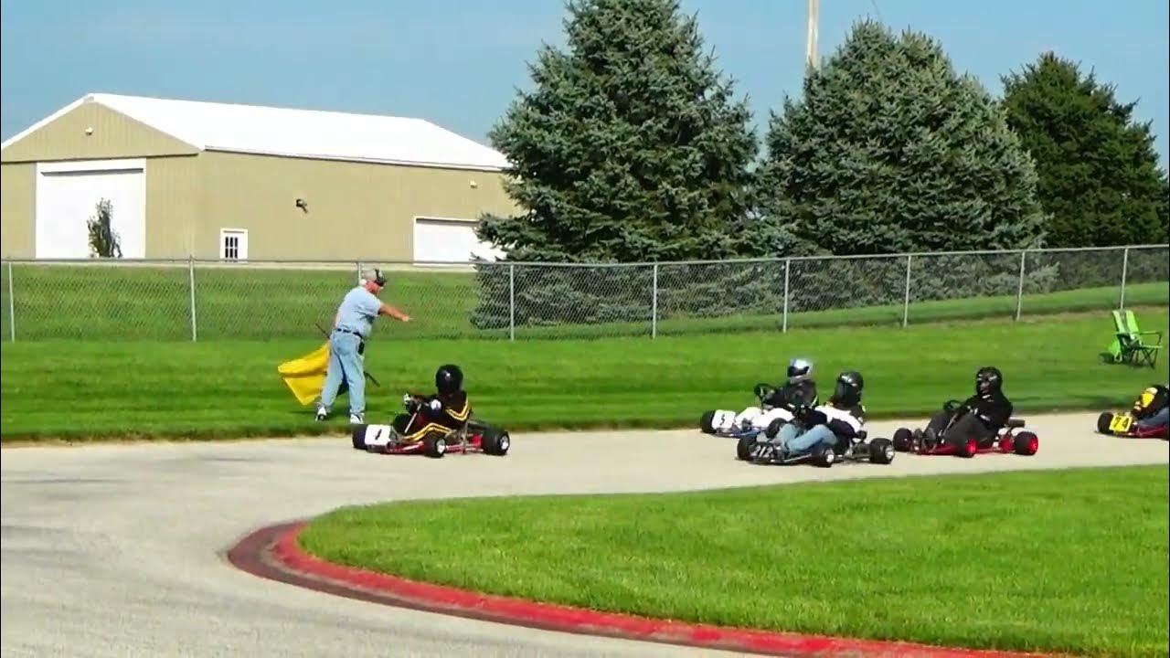 2022 VKA Delmar Combined Sidewinder Vintage Kart Class Race 2 YouTube