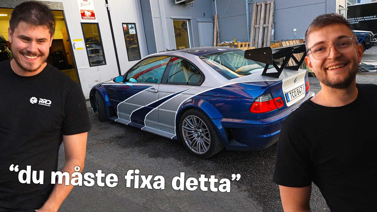 VISAR TEAMODIFFAT BMW M3an FÖR FÖRSTA GÅNGEN