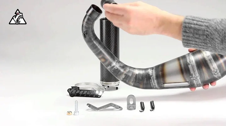 Exhaust VOCA Carbon 80cc - Minarelli AM6 / Derbi