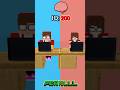 IQ Declines JJ🤣🧠- MAIZEN Minecraft Animation #shorts