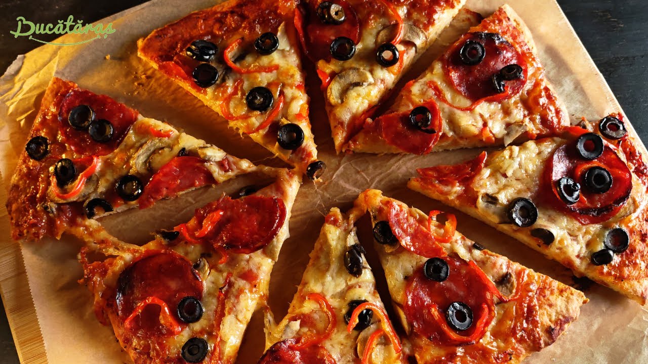 Blat de pizza in 2 minute 🍕 Reteta super rapida pentru o pizza delicioasa