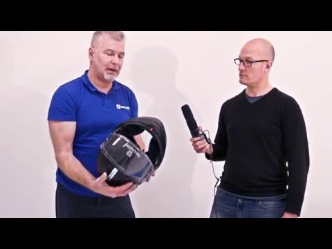 How to fit SHARKtooth Bluetooth headset to a Shark Evo-One helmet - YouTube