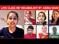 Live class on advance vocabulary for kids  04012024 vocabulary englishspeaking