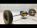 High Speed Axle Remote Control Car-Truck From Old DC Brushless Motor 1400KV A2212 10T