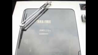DuroWiper Pantograph wiper on test