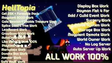 Growtopia Private Server HellTopia | Like Real GT 100% & Features 100%  Link to Description ⭐