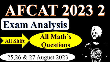 Afcat 2023 2 Maths Questions asked || Afcat Math PYQ | Afcat 2025 #afcatmaths #afcat #afcat2025
