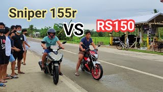 Yamaha Sniper 155r VS Honda RS150. Back to back.