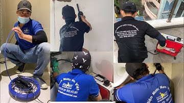 Thông tắc cống nghẹt, camera nội soi tại quận Gò Vấp