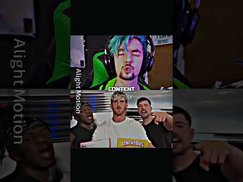 Jacksepticeye Vs Lunchly Trio | #jacksepticeye #mrbeast #loganpaul #ksi #lunchly #wisedit
