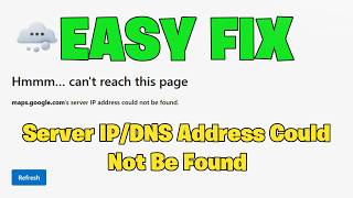 How To Fix Server Ipdns Address Could Not Be Found Error 2026 Google Chrome Windows Fix