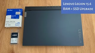 Lenovo Legion 5 — обновление SSD + RAM