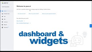 Pear.ai Dashboards and Widgets