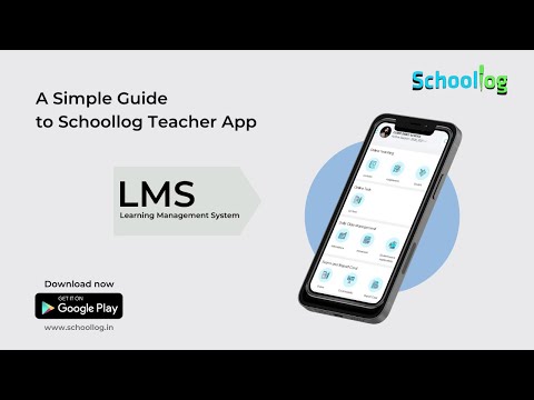 Schoollog Teacher LMS App | Demo Video - YouTube