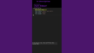 💻 CSS 6a 💻 font family and size properties 💻 #css #css3 #csscourse #html #html5