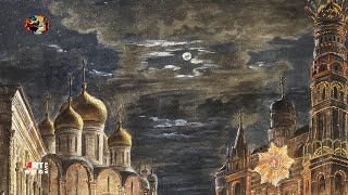 Фёдор Яковлевич Алексеев. Иллюминация Соборной площади в честь коронации императора Александра I.