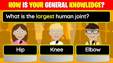 👉  40 Trivia Quiz Questions - How is YOUR general knowledge?! | 25-141