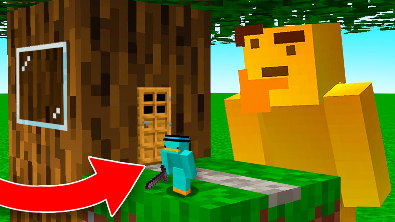 Me Hice Pequeño e Hice una Casa del ÁRBOL Para Trollear a mi Amigo!