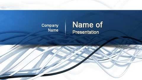 Fiber Optical Cables PowerPoint Template