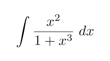 Integral of x^2/(1+x^3)