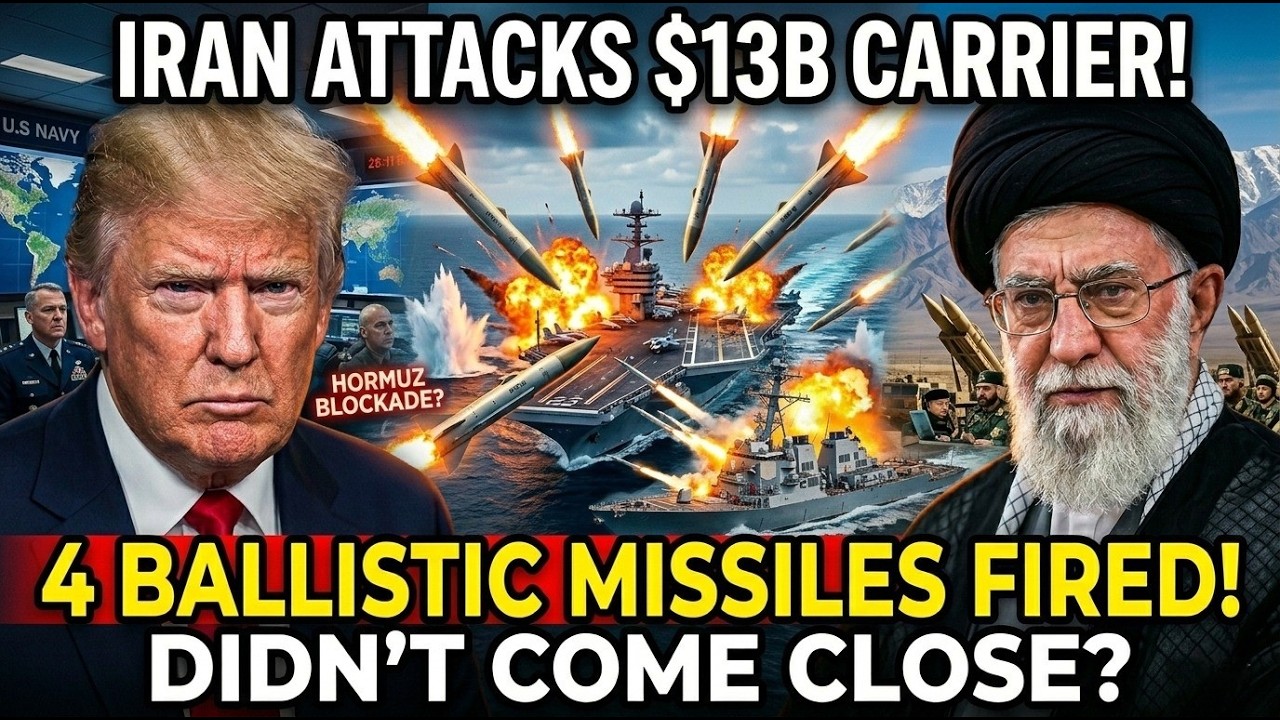 “Iran Fired 4 Missiles at US $13B Carrier — Pentagon: ‘Didn’t Come Close’”