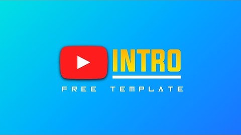 Make Awesome Intro For Youtube Channel In 2 Minutes | Intro Template