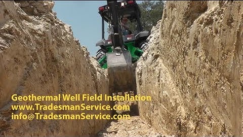 Geothermal Well Field Installation