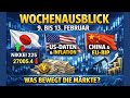Wochenausblick Märkte | 09.02. - 13.02.2026 | Woche der Wahrheit! US Payrolls, CPI &amp; China VPI