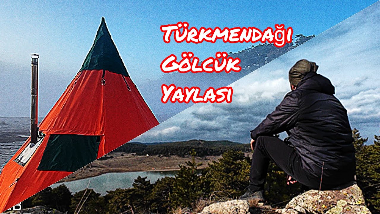 SOBALI ÇADIR KAMPI | TÜRKMEN DAĞI | TENT CAMP WİTH STOVE #hottentcamping #solocamping