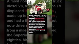Mack Built a 998-Cubic-Inch V8 You Could Hear Coming